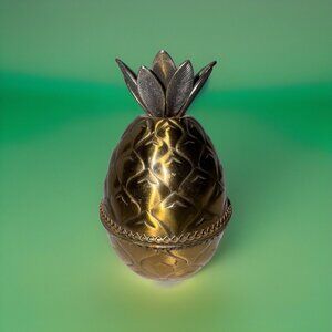 Evans Brass Pineapple Lighter Vintage MCM 4”